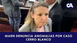 Ministra de Ambiente informa denuncias sobre mina Cerro Blanco y reconoce resolución del Parlacen