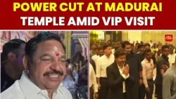EPS Slams Tamil Nadu Vijay Government After Power Cut at Meenakshi Amman Temple | India Today