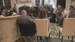 Иранцы в западном Нью-Йорке собрались, чтобы обсудить войну.