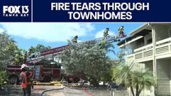 Florida townhomes destroyed in fire
