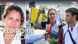 MARCH in DOWNTOWN and TEACHERS' STRIKE for NANCI GODOY