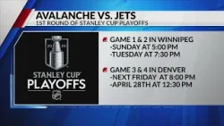 Avs to face Jets in 1st round of playoffs