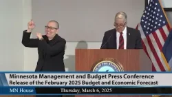 Minnesota Management and Budget Press Conference 3/6/25