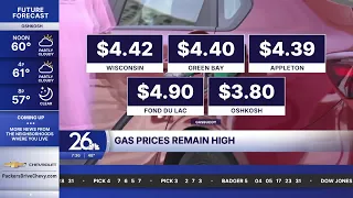 Wisconsin gas prices remain high