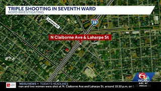 Triple shooting in New Orleans