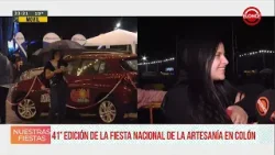 Fiesta de la Artesanía en Colón - Espectadores en la previa del show de Abel Pintos