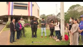 Gathering to pray for Hugo Javier's health