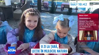 Experiență inedită pentru copii, aproape de Craiova. Pâine frământată și grijă pentru animale
