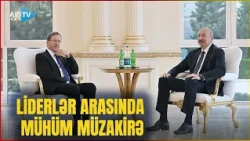 Prezident İlham Əliyev İsrail Prezidentini qəbul etdi: Liderlər mühüm məsələləri müzakirə etdilər