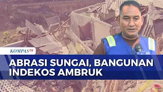 Central Jakarta Water Resources Agency Builds Retaining Wall to Prevent Further Landslides in Ben...