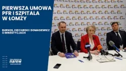 Nowe inwestycje w Łomży. PFR, samorząd i szpital podpisują kluczową umowę