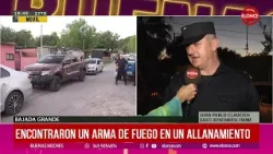 Bajada Grande: encontraron un arma de fuego en un allanamiento