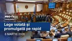 Știrile PRO TV (ORA 13:00) | LEGE VOTATĂ PROMULGATĂ PE RAPID | Moldova