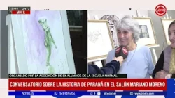 Discussion on the history of Paraná in the Mariano Moreno hall