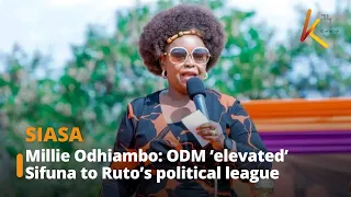 Millie Odhiambo: ODM ‘elevated’ Sifuna to Ruto’s political league