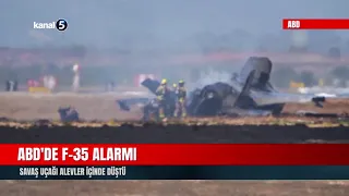 F-35 alarm in the US! Fighter jet crashes in flames
