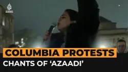 Pro-Palestine chants for 'azaadi' at Columbia University provokes debate | Al Jazeera Newsfeed