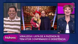 Viralizing with Tutu: A Fazenda 18 Has Confirmed Actor and Withdrawal Surprises Fans
