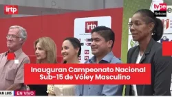 Se inaugura el Campeonato Nacional Sub-15 de Vóley Masculino