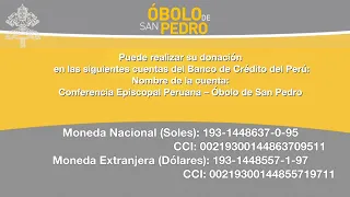 Óbolo de San Pedro - Perú