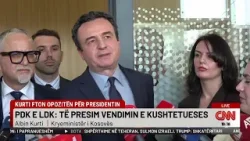 Kurti fton opozitën për Presidentin, PDK e LDK: Të presim vendimin e Kushtetueses