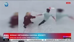 Eskişehir’de sokak ortasında kadına şiddet!