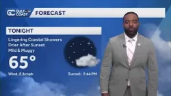 Во вторник вечером на побережье Мексиканского залива возможны локальные кратковременные дожди.