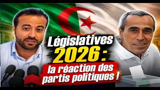 Législatives 2026: la réaction des partis politiques !