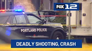 1 dead after shooting, crash in South Portland