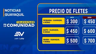 Product prices readjusted due to higher freight costs, merchants say | Televistazo | Ecuavisa