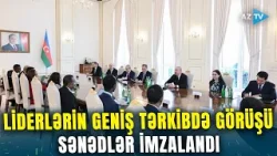 Prezidentin Efiopiyanın Baş naziriylə geniş tərkibdə görüşü oldu, sənədlər imzalandı: MÜHÜM MESAJLAR