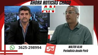 WALTER ALVA - Journalist from Peru - EARTHQUAKE IN PERU