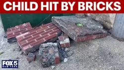 6-year-old girl hit by falling bricks outside building in Queens
