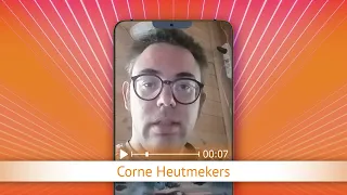 TV Oranje app video message - Corne Heutmekers