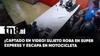 Robbery caught on tape! Security cameras capture theft at Super Express in Chinandega