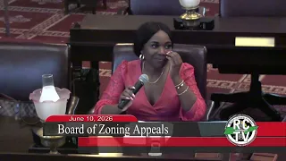 Board of Zoning Appeals - June 10, 2026