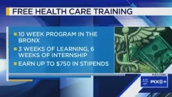 NYC free 10-week health care job training program