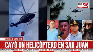 Seven people die after helicopter crashes in San Juan