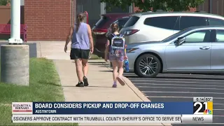 Board considers pick-up, drop-off changes in Austintown