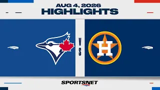MLB Highlights | Blue Jays vs. Astros - Aug 4, 2026