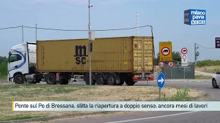 Ponte sul Po di Bressana, slitta a data da destinarsi la riapertura a doppio senso e ai camion