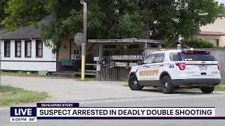 One suspect arrested in deadly double shooting