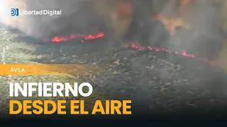 INCENDIO ÁVILA | Impactantes imágenes aéreas de las llamas