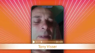 TV Oranje app video message - Tony Visser