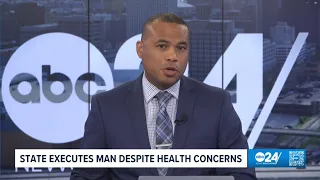 ABC24 News Update | State executes man despite health concerns