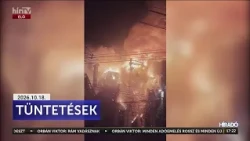Felgyújtották a 140 éves városházát, összeomlott – elképesztő méretűek a zavargások - HírTV