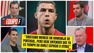 CRISTIANO tiene que verse en el espejo de MESSI y aprender cómo terminar una GRAN CARRERA | Equipo F