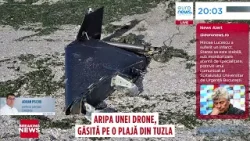 Prefectul județului Constanța: Probabil, aripa de dronă a fost adusă de curenți