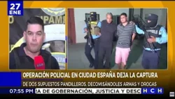 Capturan a supuestos pandilleros de la pandilla 18 en Ciudad España