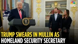 Присяга Марквейна Маллина в качестве министра внутренней безопасности | Дональд Трамп | Церемония...